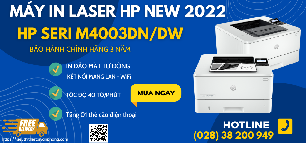 máy in laser HP M4003